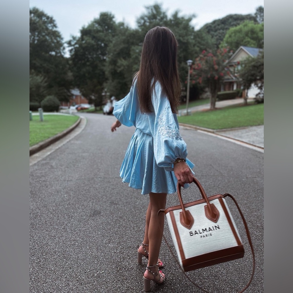 BALMAIN
Canvas Logo Tote Bag